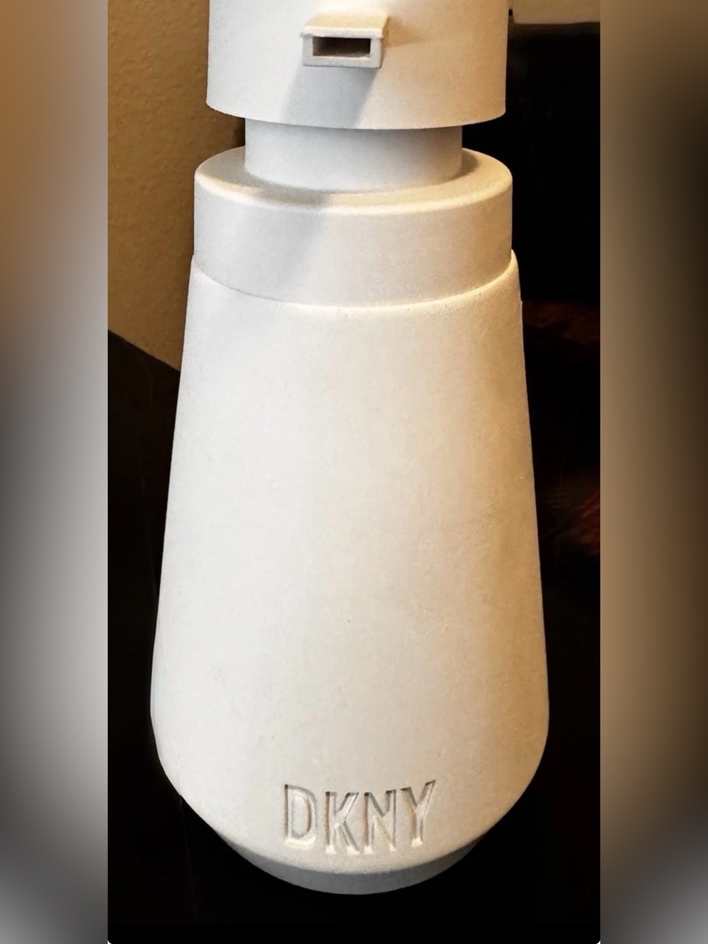DKNY Hand Soap Dispenser, Refillable White
